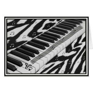 Zebra Print Piano-toetsenbord
