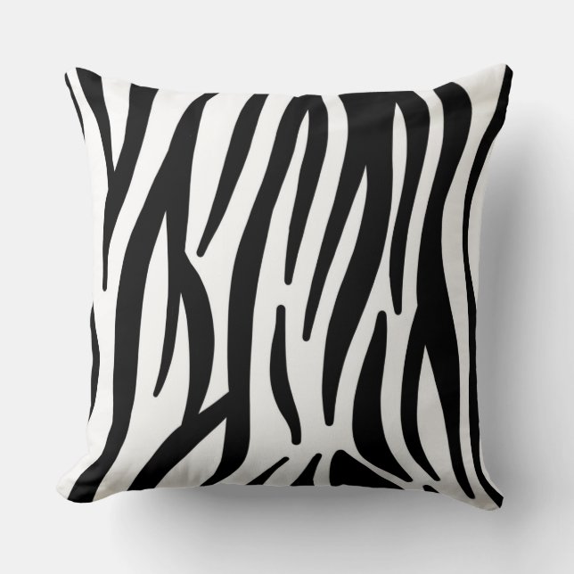 zebra print pillow kussen (Voorkant)