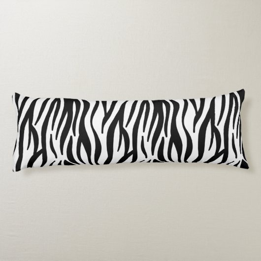 zebra print pillow lichaamskussen (Achterkant)