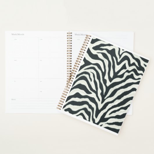 Zebra Print Planner (Display)
