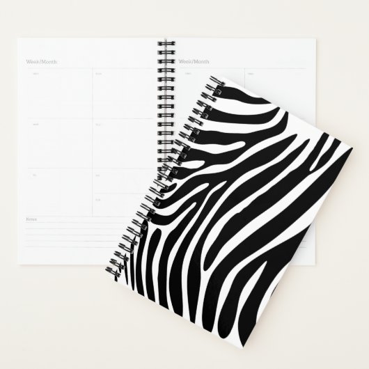 Zebra Print Planner (Display)