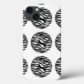 Zebra Print Pois iPad BT Coque (Verso)