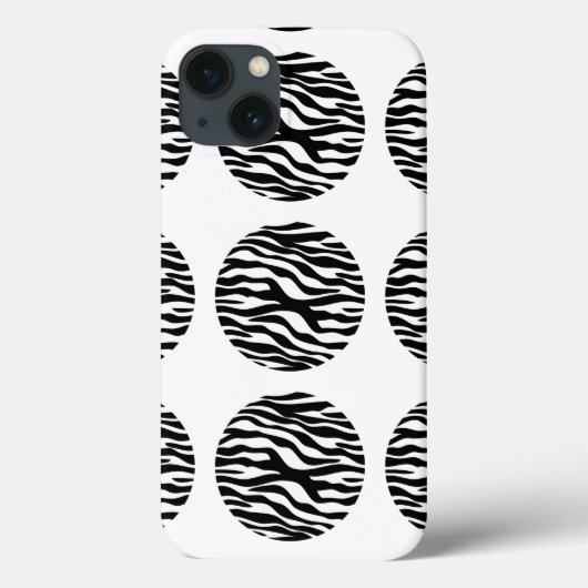 Zebra Print Pois iPad BT Coque (Verso)