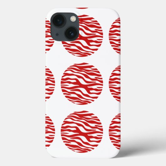 Zebra Print Pois iPad BT Coque (Verso)
