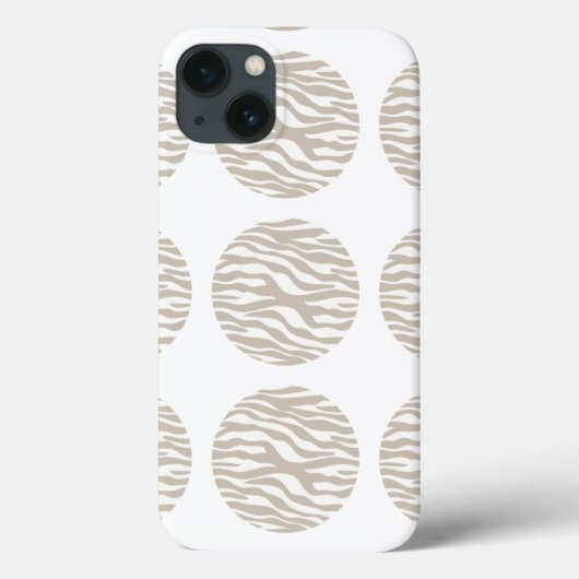 Zebra Print Pois iPad BT Coque (Verso)