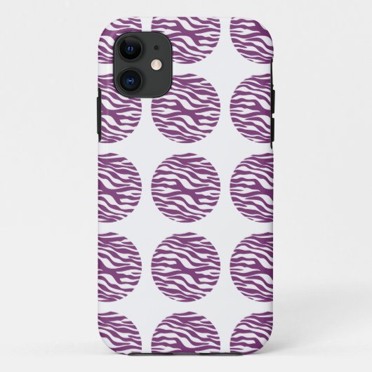 Zebra Print Pois iPhone 5 BT Coque (Dos)