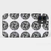 Zebra Print Pois iPhone 5 BT Coque (Dos (Horizontal))
