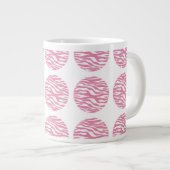Zebra Print Pois Jumbo Mug (Devant droit)