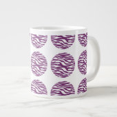 Zebra Print Pois Jumbo Mug (Devant droit)