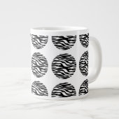 Zebra Print Pois Jumbo Mug (Devant droit)