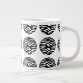 Zebra Print Pois Jumbo Mug (Droite)