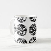 Zebra Print Pois Mug (Devant gauche)