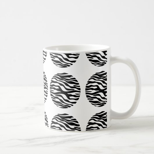 Zebra Print Pois Mug (Droite)