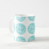 Zebra Print Pois Mug (Devant gauche)