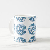 Zebra Print Pois Mug (Devant gauche)