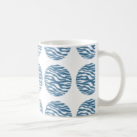 Zebra Print Pois Mug (Droite)