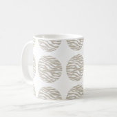 Zebra Print Pois Mug (Devant gauche)