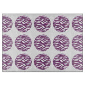 Zebra Print Polka Dots Cutting Board Snijplank (Voorkant)