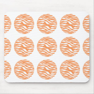 Zebra Print Polka Dots Mousepad Muismat