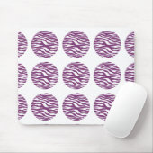 Zebra Print Polka Dots Mousepad Muismat (Met muis)
