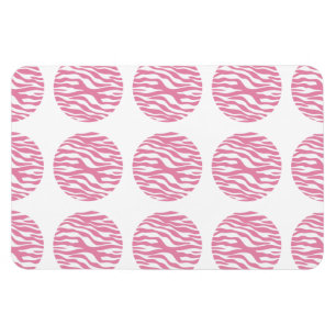 Zebra Print Polka Dots Premium Magnet Magneet