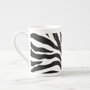 Zebra Print Porselein Kop