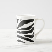 Zebra Print Porselein Kop (Rechts)