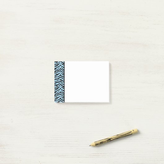 Zebra Print Post-it-Notes Post-it® Notes (Op bureau)