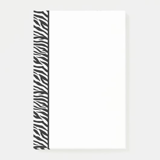 Zebra Print Post-it-Notes Post-it® Notes (Voorkant)