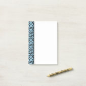 Zebra Print Post-it-Notes Post-it® Notes (Op bureau)