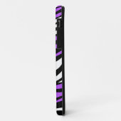 Zebra Print Purple Mix iPhone 5 Coque (Dos/Gauche)