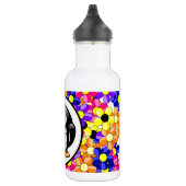 Zebra Print Ribbon Penguin Waterfles (Rechts)