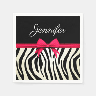 Zebra Print Servet