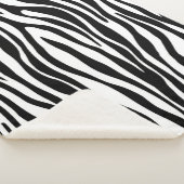 Zebra Print Sherpa Deken (3/4)