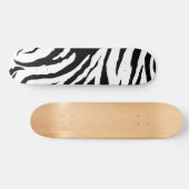 Zebra Print Skateboard Mini (Horizontaal)
