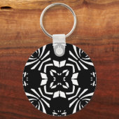 Zebra print sleutelhanger (Voorkant)