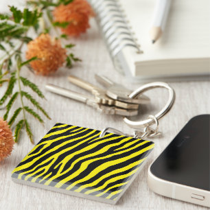 Zebra Print Sleutelhanger