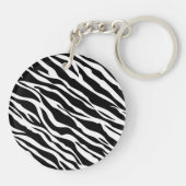 Zebra Print Sleutelhanger (Achterkant)
