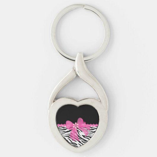 Zebra Print Sleutelhanger (Voorkant)