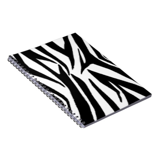 Zebra Print Spiral notebook Notitieboek (Rechterzijde)