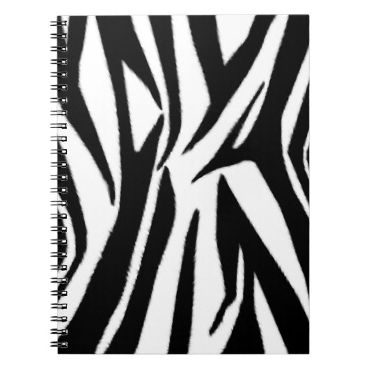 Zebra Print Spiral notebook Notitieboek (Voorkant)