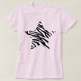 Zebra Print Star T-shirt