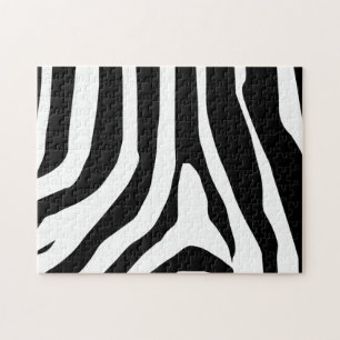Zebra Print Stripes Pattern Legpuzzel