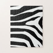 Zebra Print Stripes Pattern Legpuzzel (Verticaal)