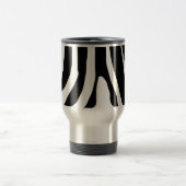 Zebra Print Stripes Pattern Reisbeker (Center)