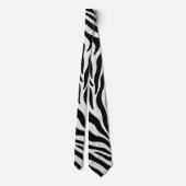 Zebra print stropdas (Achterkant)