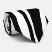 Zebra Print Stropdas (Opgerold)