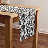 Zebra Print Table Runner Korte Tafelloper (Voorbeeld)