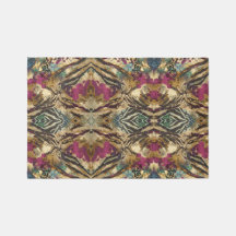 Zebra print tapijten voor woonkamer-dier print