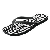 zebra print teenslippers (Schuin)